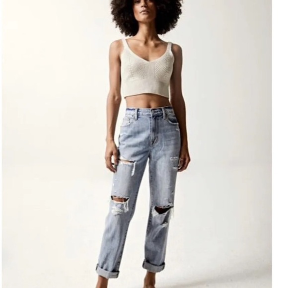 NWT Pistola Presley High Rise Relaxed Roller In Primetime - Picture 3 of 4